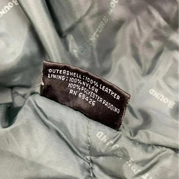 Wilsons XS 100% leather green/grey jacket/coat from AdventureBound. - Picture 6 of 7